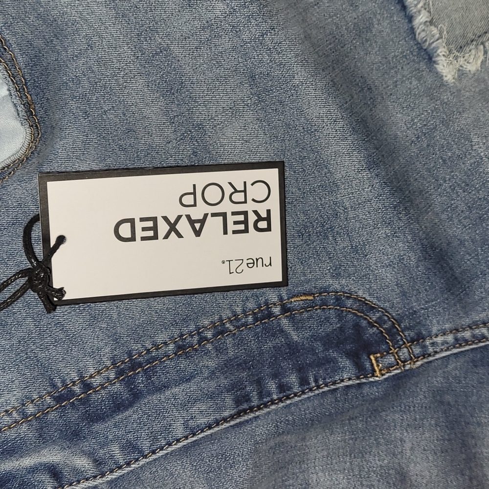 New Rue 21 Relax fit crop jeans size 40x32 - Picture 5 of 7